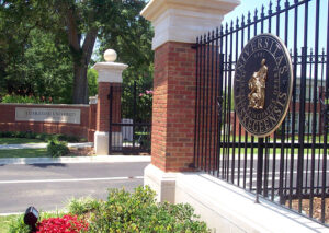 Main gates to the TU campus.